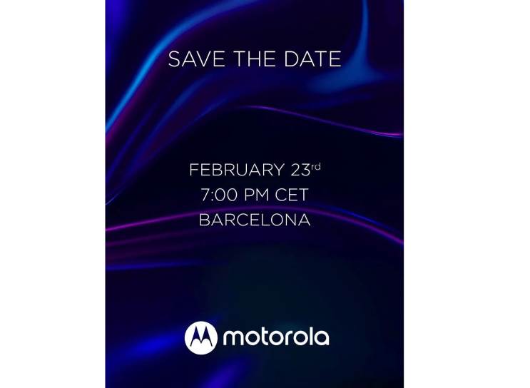 מוטורולה תקיים אירוע הכרזה ב-23 בפברואר, תחשוף מכשיר דגל חדש